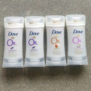 Dove 0% aluminum 4 x 74g